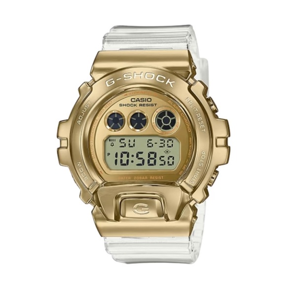 NWT Casio G-Shock GM-6900SG-9DR Gold Digital Watch with Resin Band